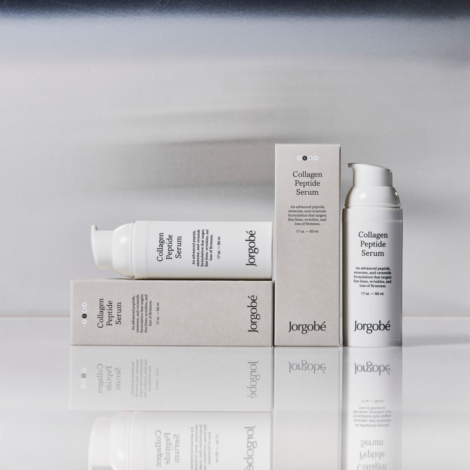Collagen Peptide Serum 50 ml, produkt og æske